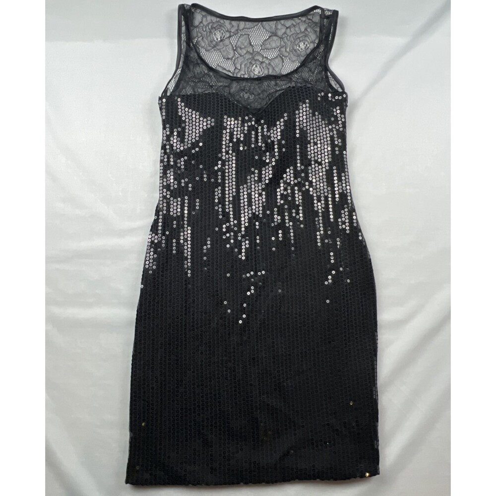 As U Wish Sequin Padded Bodycon Dress Small